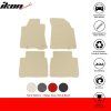 Nissan Altima 2013-2018 Tapis de sol textile jeu de 4 pièces beige