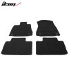 Lexus IS250 IS300 IS350 2014-2024 Tappetini in tessuto nylon nero