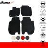 Honda Fit 2015-2018 Tapis textile jeu de 4 pièces nylon noir