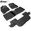 Ford Explorer Bucket Seat 2015-2019 Tapis en caoutchouc TPE 3D noir