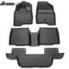 Ford Explorer Bucket Seat 2015-2019 Tapis en caoutchouc TPE 3D noir