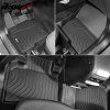 Ford Edge 2015-2024 Alfombrillas de goma TPE negro
