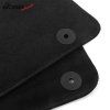 Porsche Macan 2015-2025 Tapis textile jeu de 4 pièces nylon noir