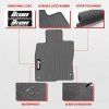 Honda Civic 2016-2021 Tapis en caoutchouc gris