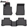 Mercedes Benz GLC-Class SUV 2017-2023 GLC Coupe 2016-2022 Rubber Car Mats 3-Piece Set TPE 3D Black