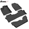 Honda Pilot 8 Seats 2016-2022 Rubber Mats TPE 3D Black
