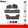 Honda Pilot 2016-2023 Alfombrillas textiles nylon gris