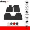 Honda CR-V 2017-2022 Tapis textiles jeu de 3 pièces nylon noir