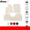 Honda CR-V 2017-2022 Tapis textile jeu de 3 pièces nylon beige