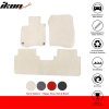 Honda CR-V 2017-2022 Tappetini in tessuto set 3 pezzi nylon beige
