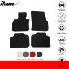 Mini Cooper Countryman 2017-2023 Tapis de sol textile jeu de 4 pièces nylon noir