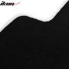 Tesla Model 3 2017-2023 Tapis de sol textile jeu de 3 pièces nylon noir avec bordure blanche