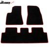 Tesla Model 3 2017-2023 Tapis textile, lot de 3 pièces, nylon noir