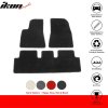 Tesla Model 3 2017-2023 Textil Fußmatten 3-teiliges Set Nylon Schwarz