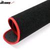 Tesla Model 3 2017-2023 Tapis de sol textile ensemble de 3 pièces nylon noir avec bordure rouge