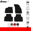 Audi Q7 SQ7&2019-2024 Q8 SQ8 RSQ8 2017-2025 Dywaniki tekstylne 4-częściowy zestaw nylon czarny