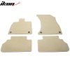 Audi Q5 2018-2023 Tapis de sol textile ensemble de 4 pièces nylon beige