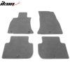 Kia Stinger 2018-2023 Tapis de sol textile jeu de 4 pièces nylon gris