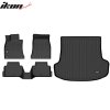 Kia Stinger RWD 2018-2023 Gumové koberce TPE 3D černá