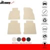 Nissan Kicks 2018-2023 Textile Car Mats 4-piece set nylon beige