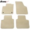 Volkswagen Atlas 2018-2023 Textile Floor Mats 4-Piece Set Nylon Beige
