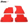Audi A5 RS5 S5 Sportback 2018-2024 Tappetini in tessuto nylon rosso