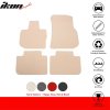 BMW G01 X3 G02 X4 2018-2024 Textilní koberce 4dílná sada béžová