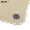 Audi Q3 F3 2019-2024 Textile Floor Mats 4-Piece Set Nylon Beige