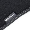 Alfa Romeo Giulia Tapis de sol textile noir-argent RWD 4x2