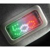 Abarth/Fiat 500 Éclairage intérieur LED, vert-blanc-rouge