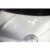 Abarth 500/Grande Punto/Evo Sticker Abarth, alb