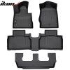 Ford Explorer 7 Seats 2020-2025 Alfombrillas de goma TPE 3D negras
