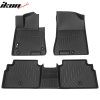 Hyundai Sonata 21-24 2020-2025 Kia K5 FWD 2021-2024 Gummimatten 3-teiliges Set TPE 3D Schwarz