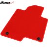 Kia K5 Optima 2021-2023 Tappetini in tessuto set da 4 pezzi nylon rosso