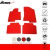 Kia K5 Optima 2021-2023 Tapis textile jeu de 4 pièces nylon rouge