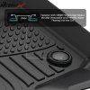 Ford Expedition Max 2021-2024 Tapis de sol en caoutchouc TPE 3D noir