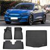 Ford Mustang Mach-E 3D 2021-2024 Tapis de sol en caoutchouc TPE 3D noir