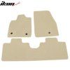 Ford Mustang Mach-E 2021-2024 Alfombrillas textiles juego de 3 piezas beige