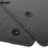 Ford Mustang Mach-E 2021-2024 Alfombrillas textiles juego de 3 piezas gris