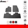 Ford Mustang Mach-E 2021-2024 Tapis textile jeu de 3 pièces gris