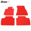 BMW G22 2021-2025 Textilní koberce 4dílná sada nylon červená
