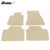 BMW G22 2021-2025 Tapis de sol textile jeu de 4 pièces nylon beige