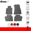 BMW G22 2021-2025 Tapis de sol textile jeu de 4 pièces nylon gris