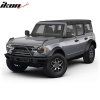 Ford Bronco 4DR 2021-2025 Tapis de sol en caoutchouc Jeu de 3 pièces TPE 3D noir
