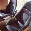 Abarth 500 Седалки Sabelt Alcantara/Бяла