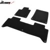 Rivian R1T 2022-2025 Tappetini in tessuto set da 3 pezzi nylon nero