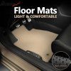 Honda Civic 2006-2011 Tapis textile kit de 3 pièces nylon beige