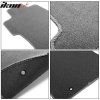 Honda Civic 2006-2011 Tapis textiles Jeu de 3 pièces nylon gris