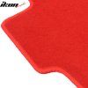 Honda Civic 2006-2011 Tapis de sol textile jeu de 3 pièces nylon rouge