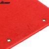 Honda Civic 2006-2011 Tapis de sol textile jeu de 3 pièces nylon rouge